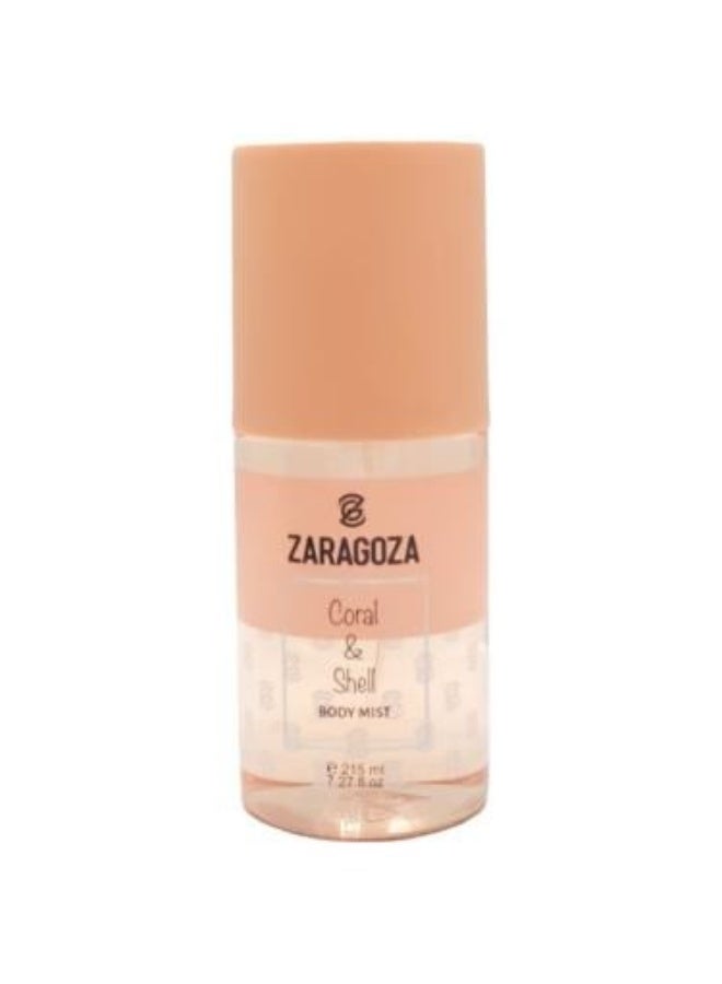 بخاخ معطر الجسم كورال اند شيل للنساء 215 مل